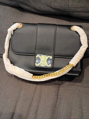 Women Preowned Not Used Purse Handbag Black